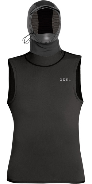2026 Xcel INSULATE-X Eco Thermal Hooded Vest APE402H8 - Black